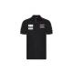Custom Design Black Men's Polo Shirt for Promo Events Soft T-Shirt Polyester Cotton Blend