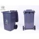 Grey / Green 100Liter Large Plastic Wheelie Bins For Waste Disposal Recycled Outdoor