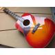Hummingbird Acoustic Guitar Left Handed In Cherry Burst Mahogany body neck