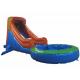 Single slide inflatable water slide small inflatable water slide with pool for kids