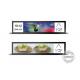 Special Size 28inch 700Nits Ultra Wide Stretched LCD Screen Supermarket Digital Shelf Edge Display