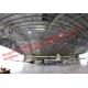 Water Proof Insulated Prefabricated Steel Structure Aircraft Hangar For Private Usage
