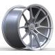 Silver Paint Monoblock Forged Wheels for Porsche Deep Concave Custom 1 Piece Rims