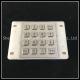 Usb Interface Waterproof Keypad Stainless Steel Digital Button With Backlight
