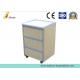White Blue ABS Hospital Bedside Cabinet Hospital Bedside Locker With Drawer ( ALS - CB101)