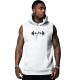 Wholesale Apparel Men Logo Printing Polyester Sleeveless Hoodies