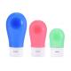 Portable Wash Kit 60ml Silicone Travel Tube For Cosmetic Packaging