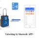 GPS GSM Electronic Bluetooth Padlock Logistic Supply Chain 4500mAh