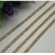 Specialized OEM high end cheap iron diamond decorative 6 mm width bag gold chain
