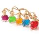 Mini 10Ml  Rope Wooden Lid Glass Diffuser Bottles With Cotton Rope