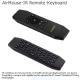 Anti Shake Algorithm Android Air Mouse With IR Function Wireless Keyboard