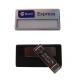 custom metal magnetic name tags holders hanging name badges with logo supplier
