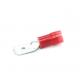 Full Range Red Round Cable Lug Connector Male Connector Nylon Insulated