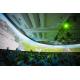 360° Curved Projection Screens 3.6mm Height Retractable For Cinema Simulation