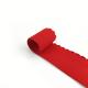 Free sample wholesale custom soft elastic waistband red wavy edge