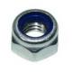 H59 / H62 Brass alloy, Stainless steel flat locking nut with White / yellow / black Zinc plated