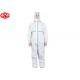 White Microporous PPE Anti Static 5XL Disposable Overalls