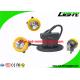 Low Power Warning LED Miners Lamp Yellow / Black Color For Underground Safety