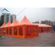 Fireproof Colorful Big Span Pagoda Tents Party Thickness Over 60um 5m*5m