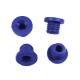 20 Sh 90 Sh Rubber Pipe Stopper Blue Rubber Grommet Hole Plug For Terminal Seal