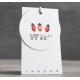 SGS Double Hang Tag Label UV Printed Hang Tags With String