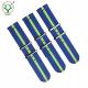 Two Layer Nato Nylon Strap Watch Bands 24mm Double Color