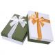 New design logo customized paperboard storage box for promotion gift with Ribbon different color available