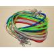 Popular hot selling plastic 3-20M stainless steel wire coil lanyard rod fishing coiltether