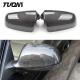 Twill Weaven Carbon Fiber Mirror Cover Caps Audi A4 B9 S-Line S4 A5 S5 RS5 2 4 Door Replacement