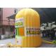 Lightweight Inflatable Lemonade Stand One Door And One Window Long Life Span