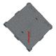 Square Manhole Cover Car Parks With Lock B125 Ductile Iron EN GJS500-7 ISO9001 Certification