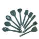 10 Pcs Silicone Kitchen Cookware Utensils Set Kitchen Cooking Tools Includes Spatula Spoon Turner Whisk Tong, Dishwash
