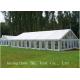 500 People Outdoor Waterproof Tent , White Commercial Event Tents None Interior Pole