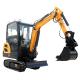 Boom Swing 2 Ton Mini Excavator Japan Engine Small Tracked Excavator