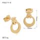 316L Stainless Steel Loop Earrings Women Fashion Jewelry Gift