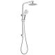 Wall Hanging Sliver Bathroom Shower Faucet SUS304 Stainless Steel