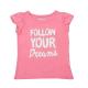 Print Pattern Type O-neck 100% Cotton Baby T-shirts Girl Tops for Newborns in Summer