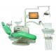 Environmental Leather Dental Chair Unit With Low Mounted LCD Function Display