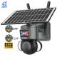 Outdoor PTZ Low Power Solar 4G Camera With 2 Sets Floodlight