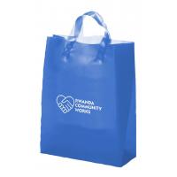 Heat Seal PE CMYK Custom Plastic Shopping Bag Private Printed Logo
