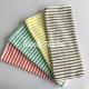 Coloed size 40*40cm microfiber stripe towel polyester plain cleaning towel/ wholesale microfiber dish towels for kitchen