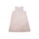 100% Cotton Women'S Sleeveless Sleepwear Night Dress With Five Pink Buttons