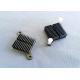 CNC Machining Metal Parts Black Anodized Cnc Machined Components Aluminum Cooling Fin Radiator Heat Sink