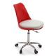 ABS plastic swivel cafe chair furniture