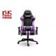 Modern Minimalist Adjustable Pink Purple Gaming Chair With Footrest