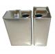 3L Automotive Paint Cans 0.22mm Large Rectangular Tin Containers
