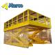 High Capacity Marco Hydraulic Scissor Lift Work Platform with Two Sliding Floor Boards