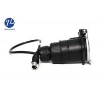 Trailer Flat Copper Car Reverse Camera Cable , CCTV Security Camera Cable With Socket