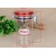 Food Grade Airtight Canister Clear Plastic Cylinder For Storage Packaging