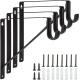 10.8*10.8*1inch Steel Closet Rod Holders for Hanging Clothes Standard Support Bracket